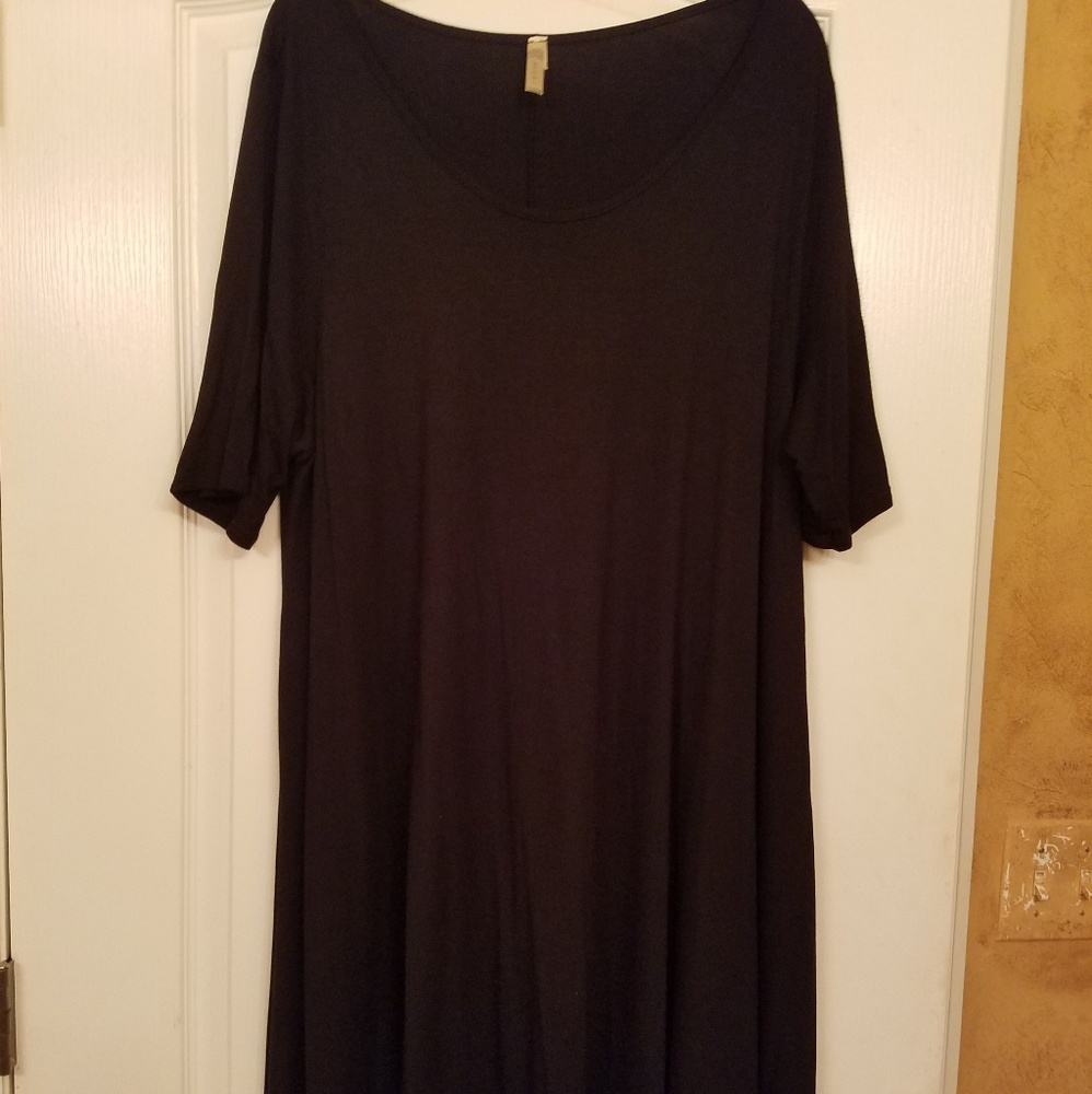 Black swing dress